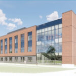 architect's rendering of new Benton County Courthouse